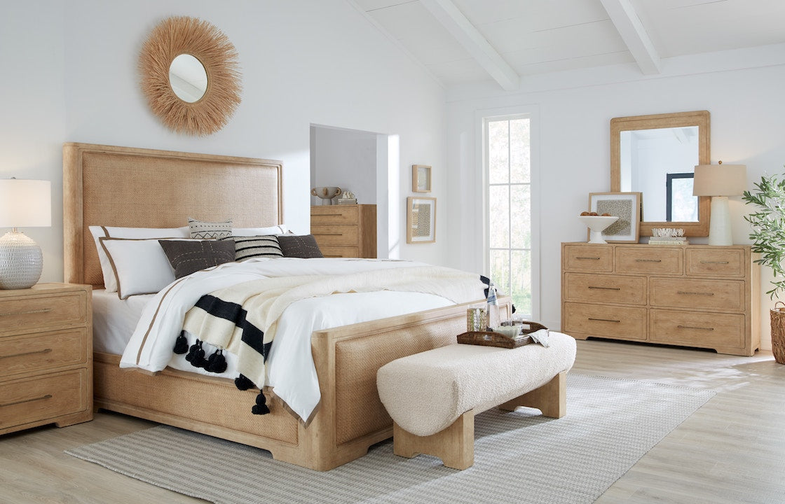 Hooker Furniture Bedroom Retreat King Cane Panel Bed - Home Elegance USA