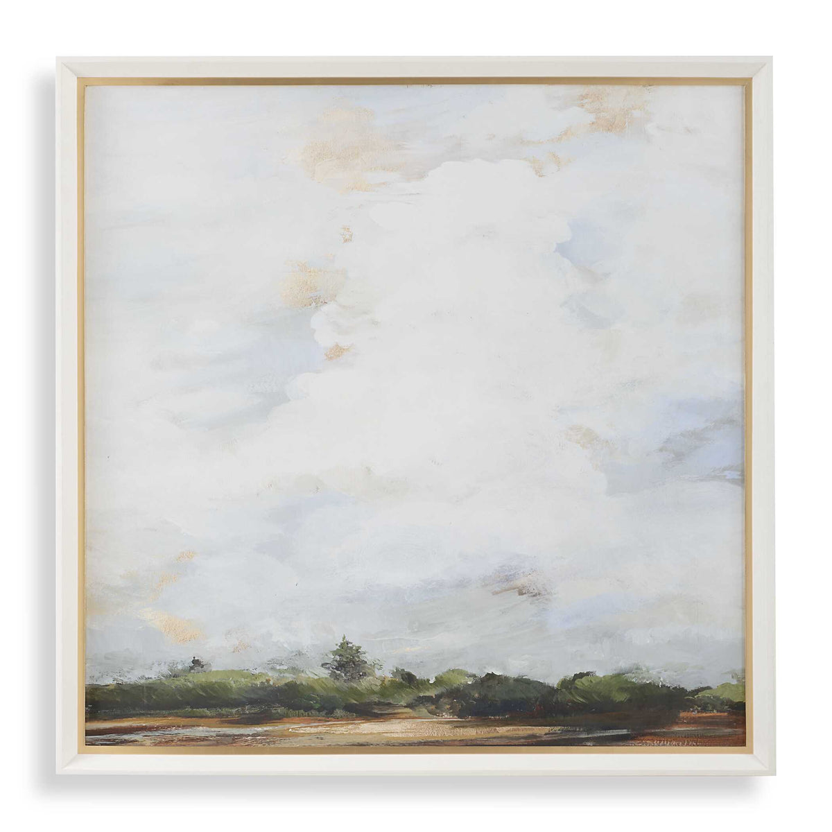 Whispering Cloudscapes Landscape Print - Light Brown by Uttermost - View 1