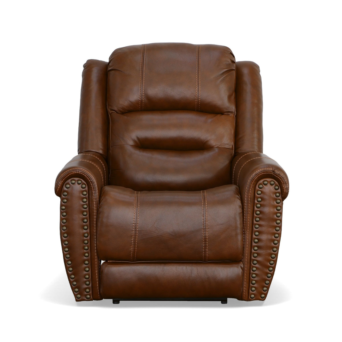Oscar Power Recliner With Power Headrest - Grizzly | Flexsteel