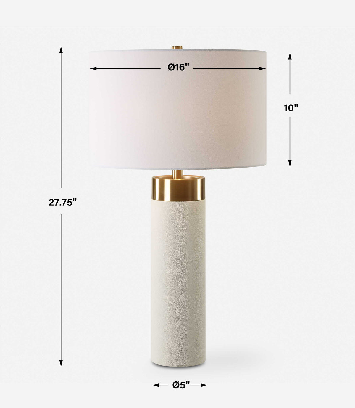 Wessex Table Lamp - White by Uttermost - View 8