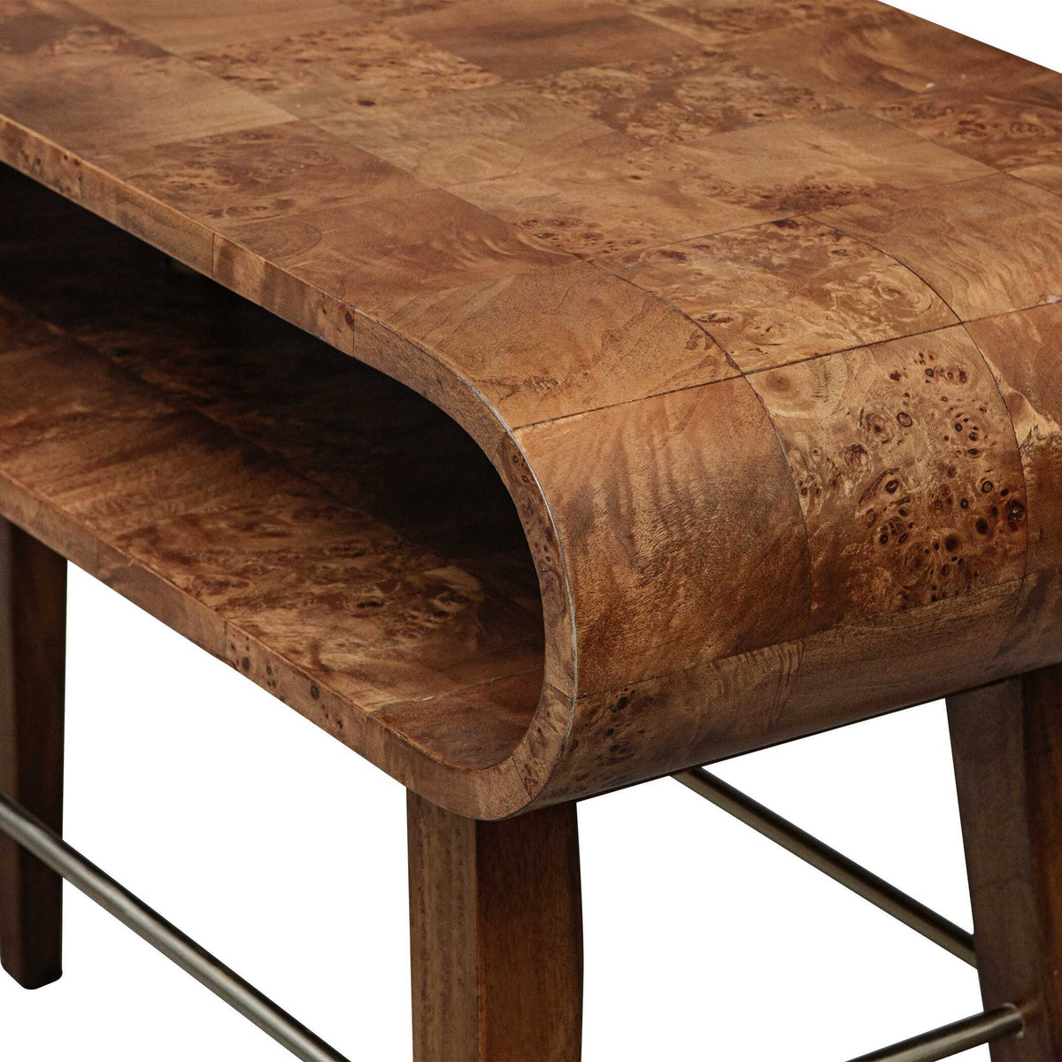 Ledger Mid-Century Console Table Woodtone - Dark Brown by Uttermost - View 8