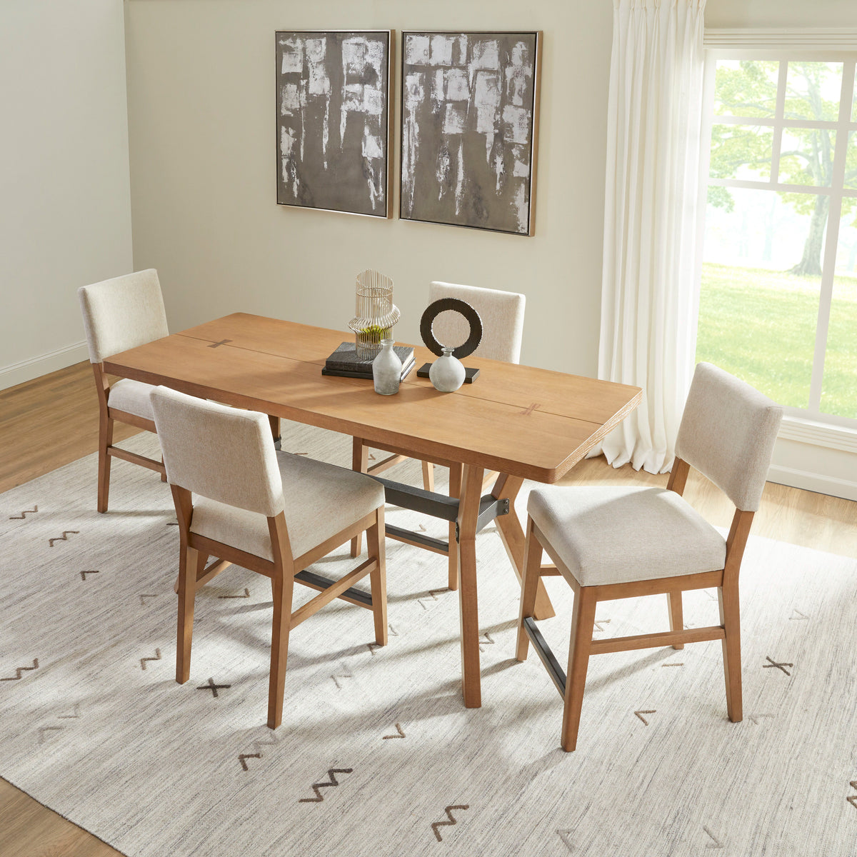 Millwork Friendship Table - Light Brown | Flexsteel