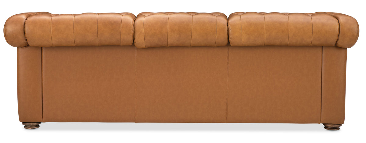 Glover Power Reclining Sofa With Power Headrest - Light Brown by Hooker Furniture - View 6