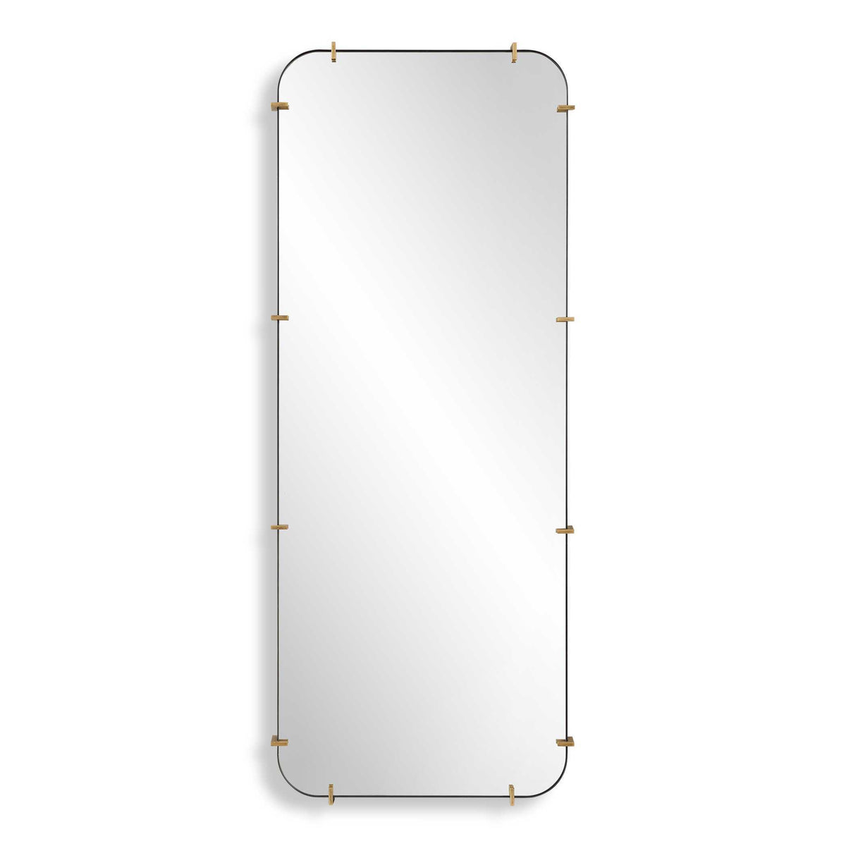 Pali Industrial Dressing Mirror - Gold by Uttermost - View 1