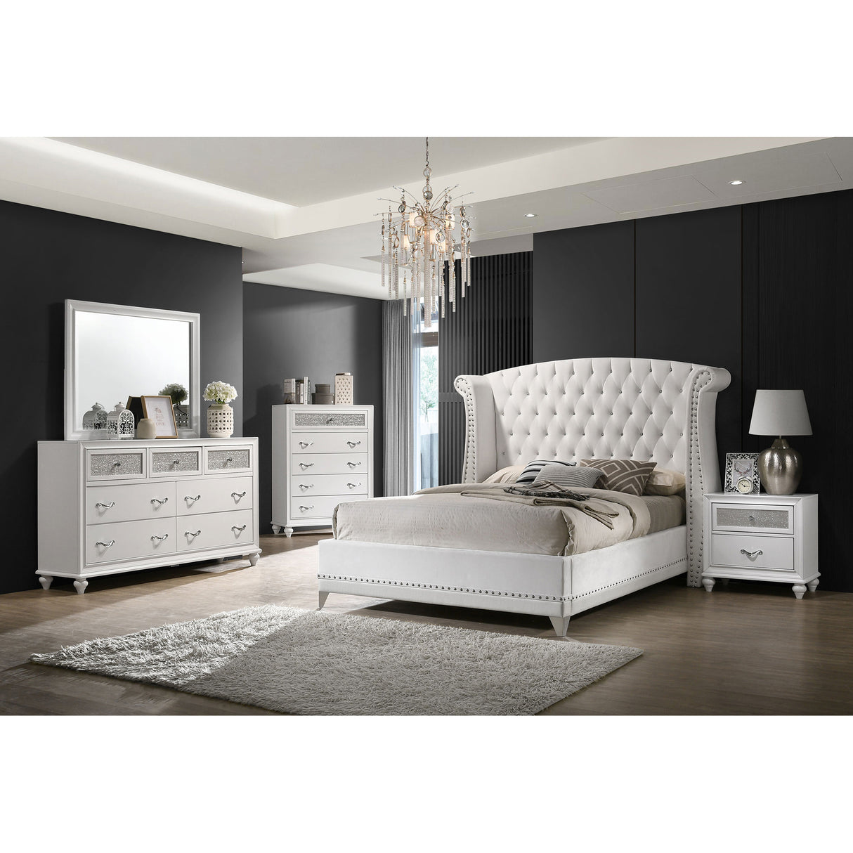 Randall White 5-piece Queen Bedroom Set