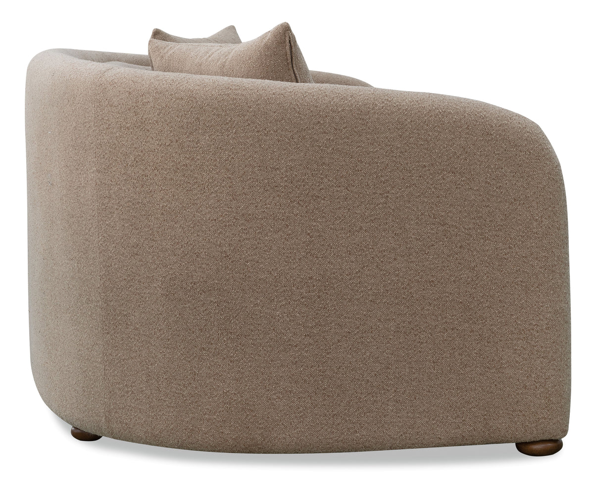 Valentina Stationary Sofa Linden Toast - Beige by Hooker Furniture - View 3