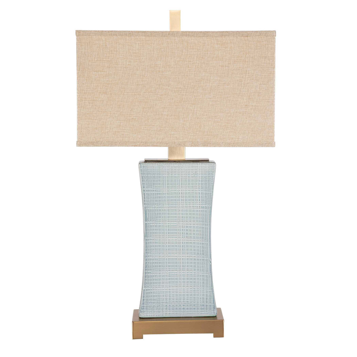 Cantarana Table Lamp Blue Gray - Light Blue / Beige by Uttermost - View 4