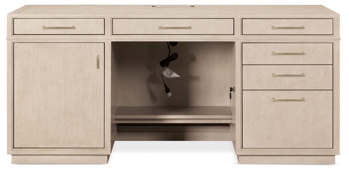 Credenza Polished Limestone - Beige by Hooker Furniture - View 6