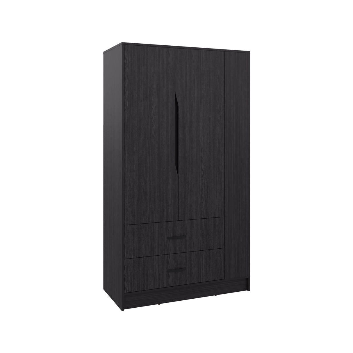 Armoire 71.1' H, 3 Doors, 1 Drawer, Black Wengue - Bedroom - sold by Home Elegance USA