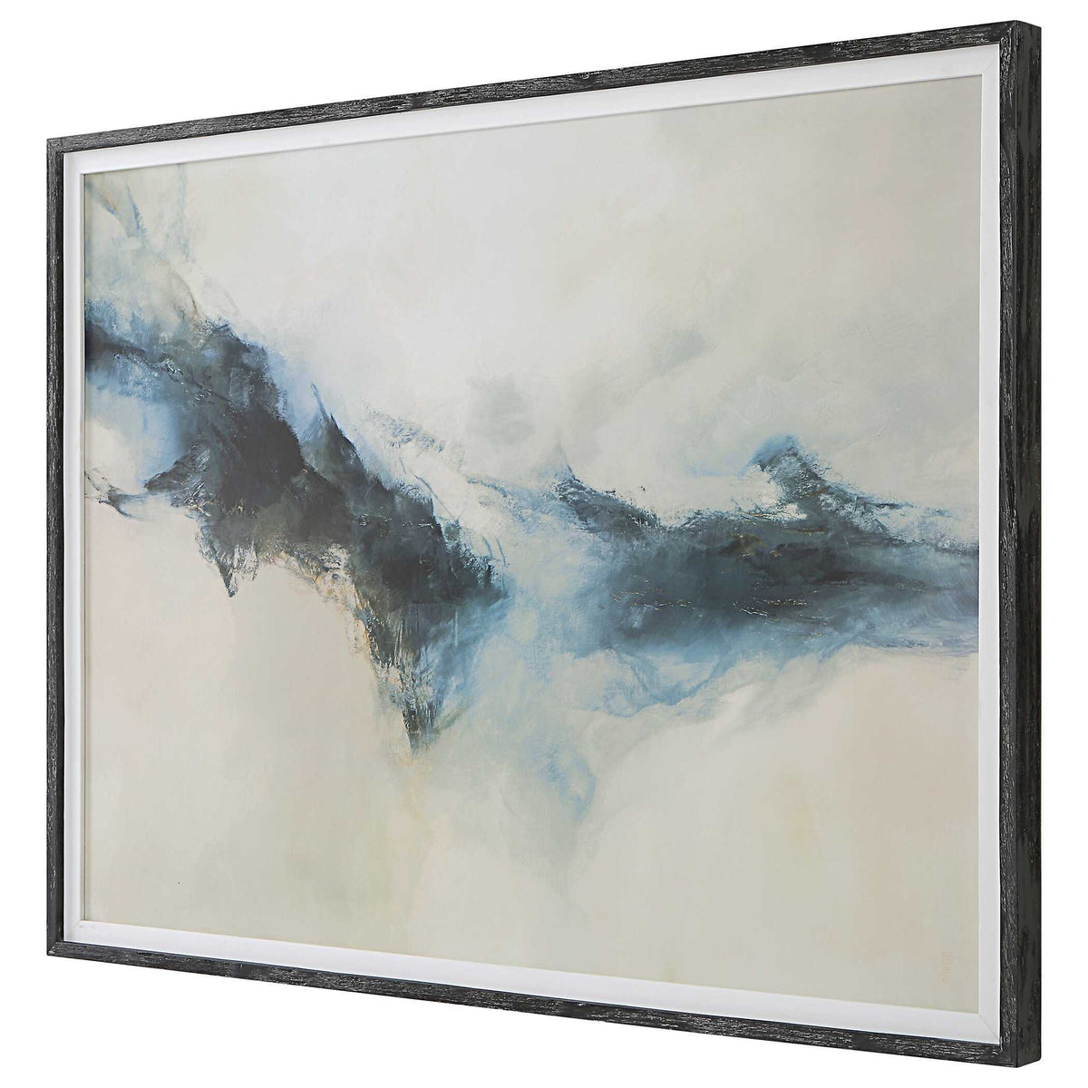 Terra Nova Abstract Framed Print - Beige / Blue by Uttermost - View 3