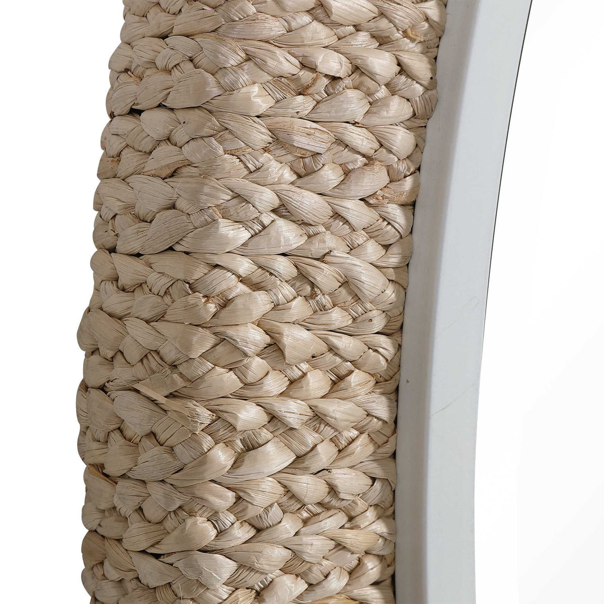 Carbet Round Rope Mirror - Light Brown / White by Uttermost - View 5
