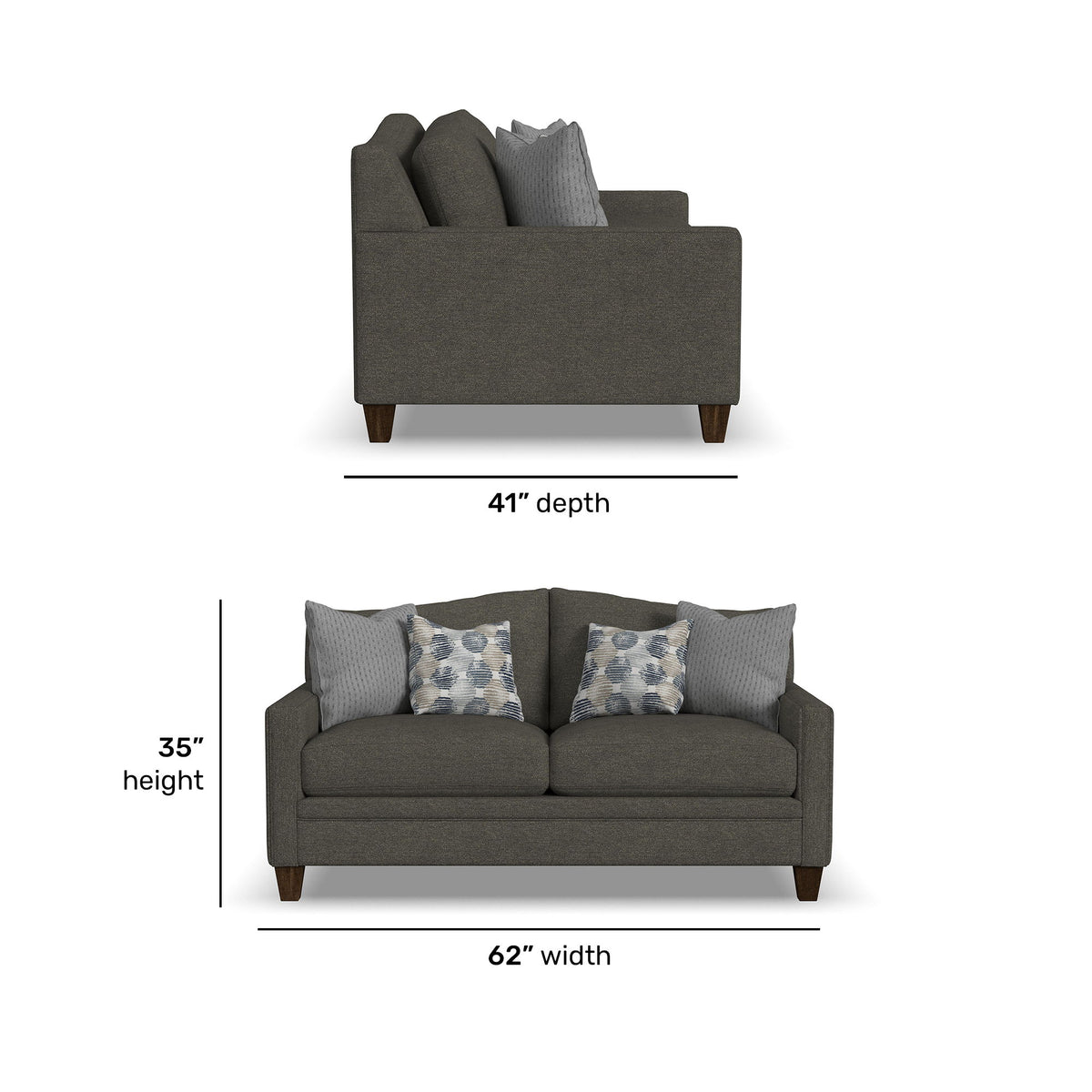 Lottie Fabric Loveseat | Flexsteel