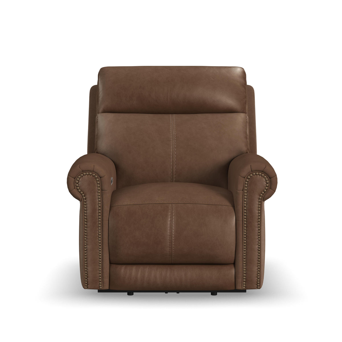 Alexander Power Recliner With Power Headrest & Lumbar - Khaki Brown | Flexsteel