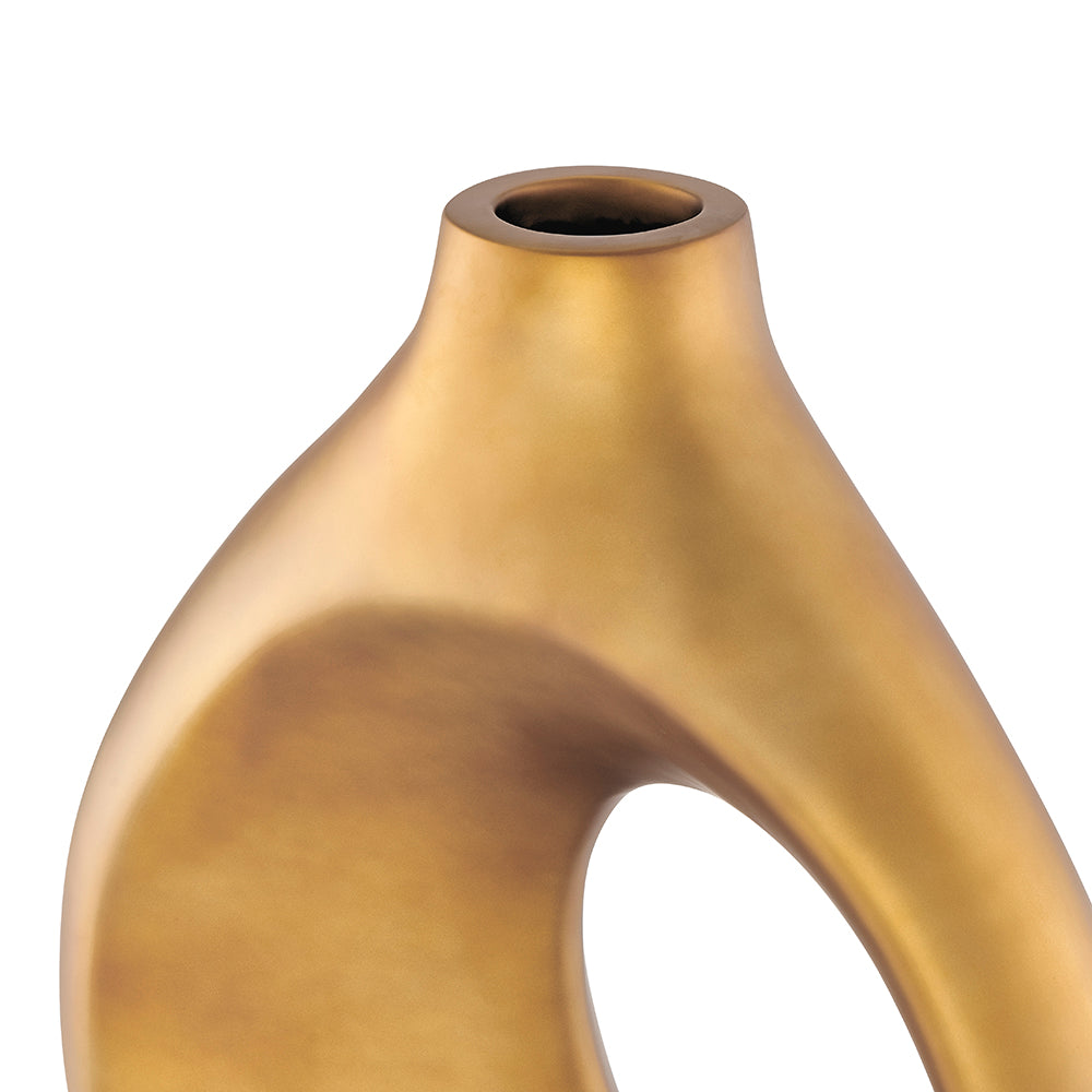 Simi Vase Large // Bronze | Finesse - Home Elegance USA