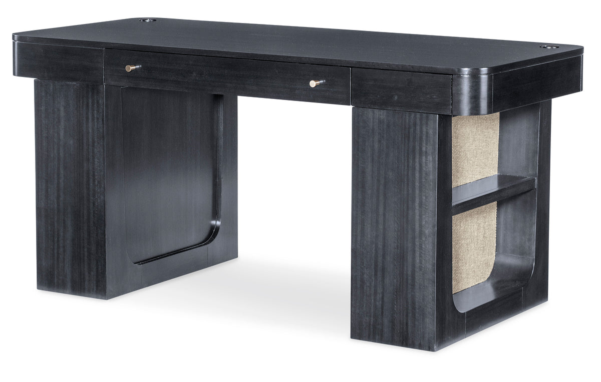 Adjustable-Height Desk - Black by Hooker Furniture - View 6