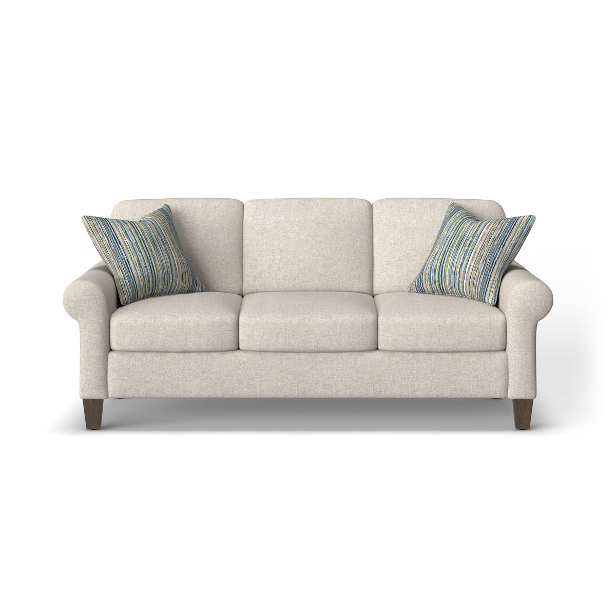 Moxy Fabric Sofa, Curved Sock Arms | Flexsteel