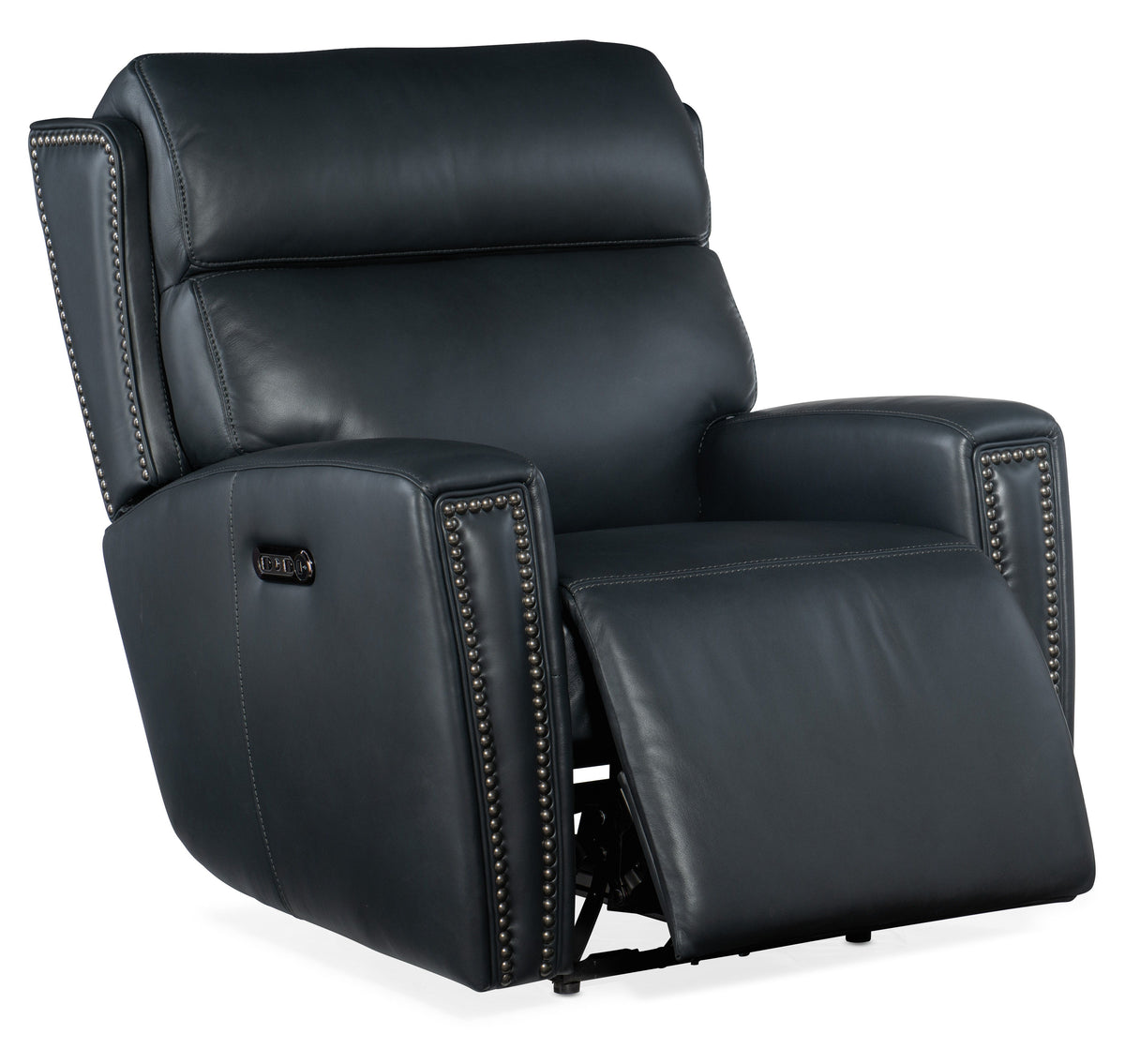 Ruthe Zero Gravity Power Recliner With Power Headrest - Blue by Hooker Furniture - View 4