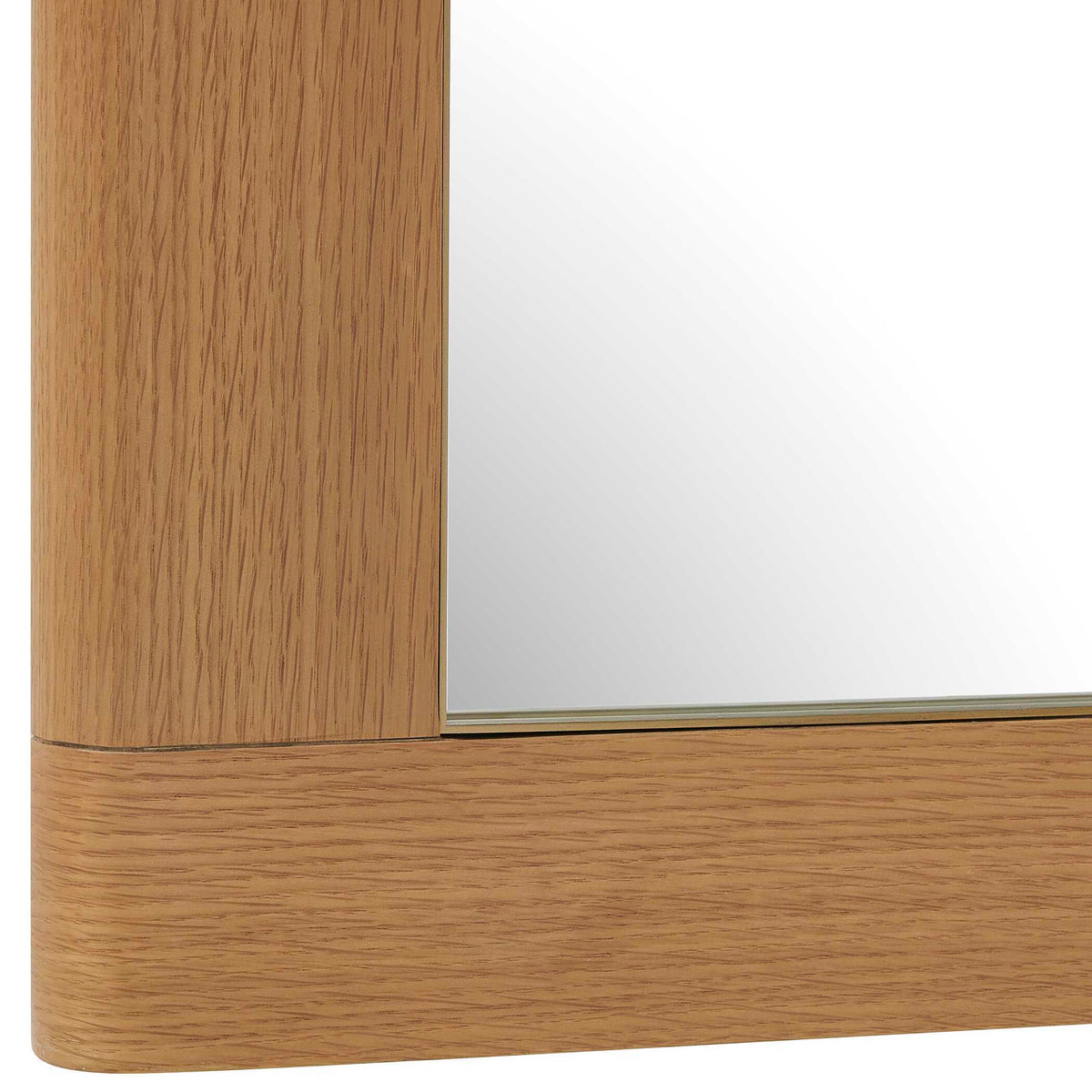 Bishop Gunstock Oak Mirror Woodtone - Light Brown by Uttermost - View 6