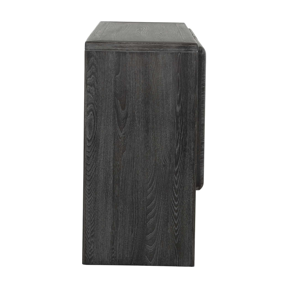 Bierk 2 Door Cabinet Dark Stain - Black by Uttermost - View 6