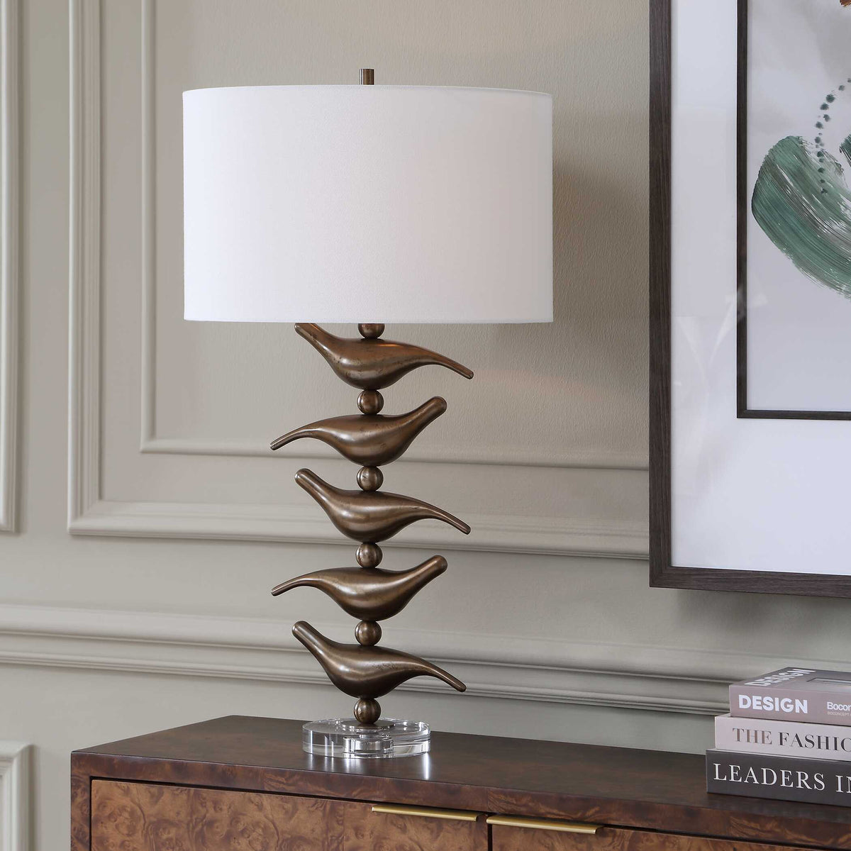 Sing Song Table Lamp - Bronze by Uttermost - View 2