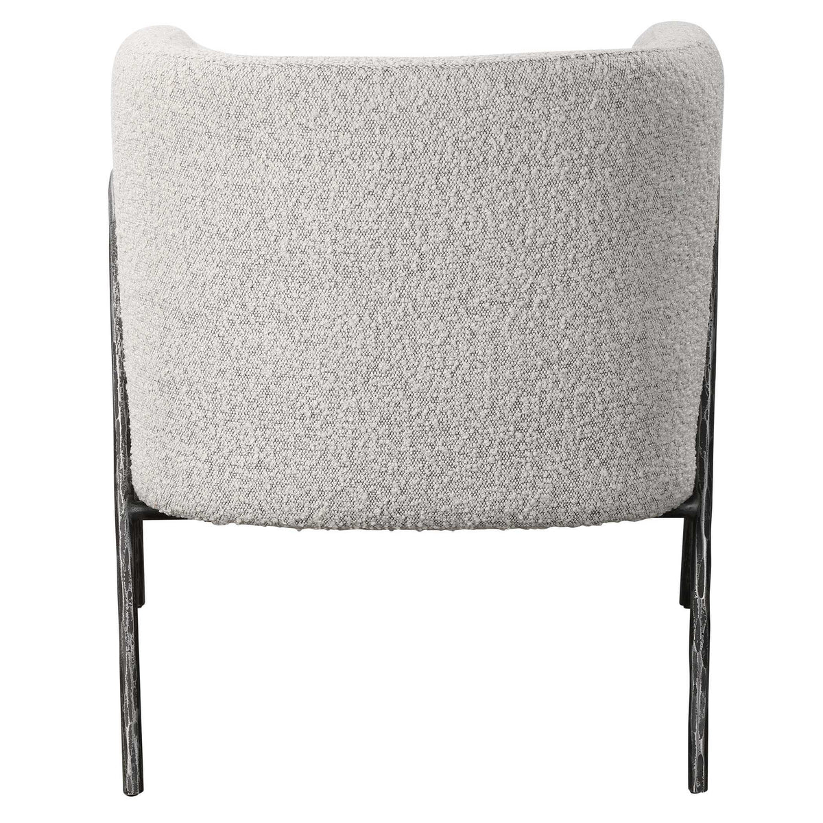 Jacobsen Accent Chair - Light Gray / Black by Uttermost - View 9