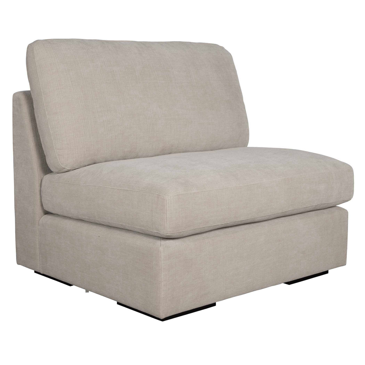 Refuge Armless Sand Sofa - Beige by Uttermost - View 3