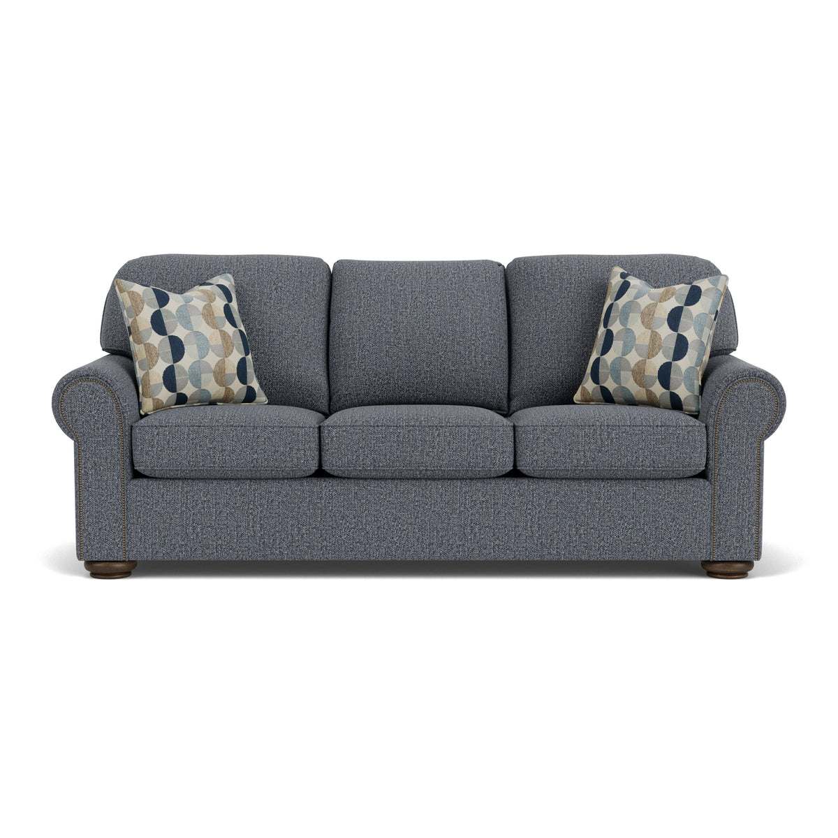 Preston Fabric Sleeper With Nailhead Trim | Flexsteel