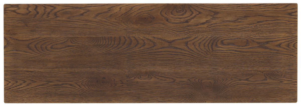 Driftwood Five-Drawer Chest Worn Saddle - Dark Brown by Hooker Furniture - View 4