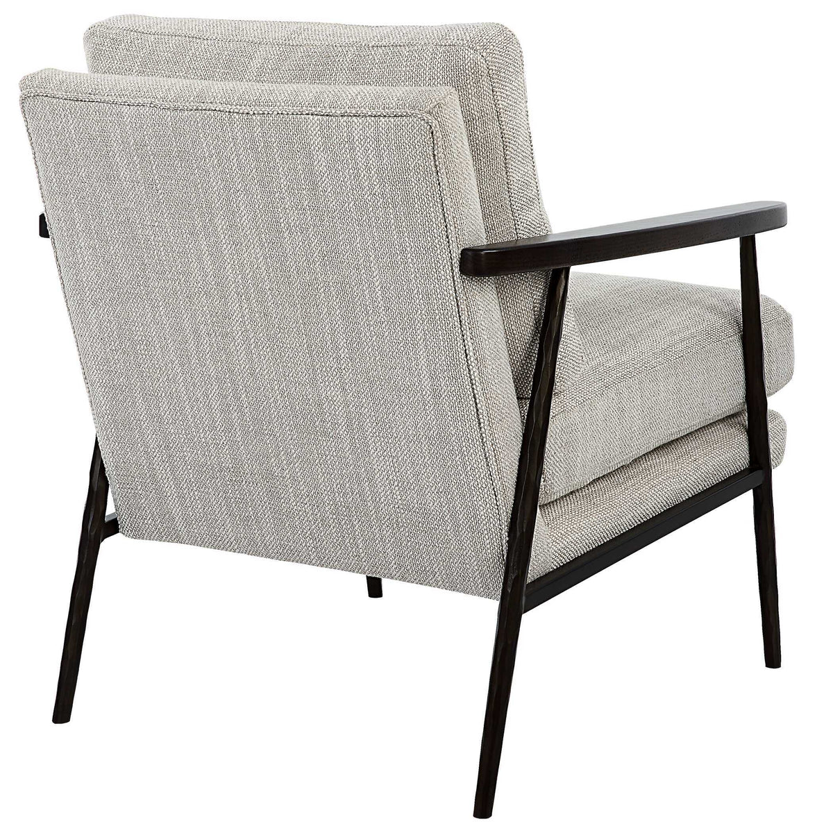 Sebastian Cast Iron Accent Chair - Gray by Uttermost - View 6