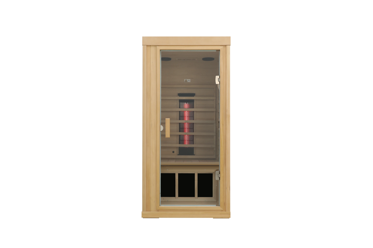Mini Hemlock Home Low EMF Far Infrared Sauna - sold by Home Elegance USA