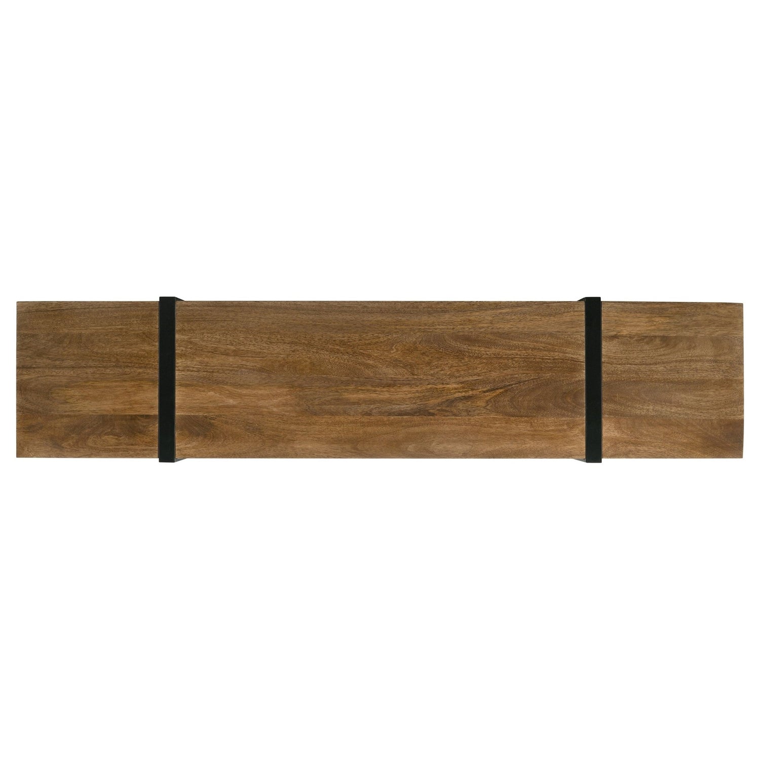 Otto 4 - drawer Solid Wood 70" TV Stand Brown and Gunmetal | Coaster | Home Elegance USA