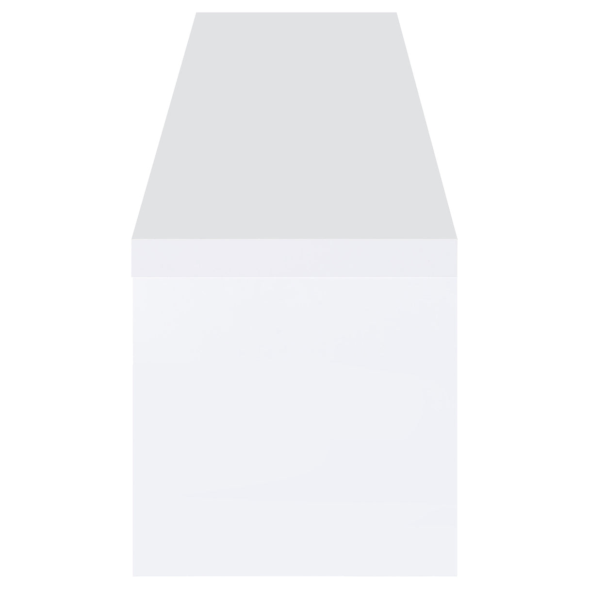 Jude 2 - door 79" TV Stand With Drawers White High Gloss | Coaster | Home Elegance USA