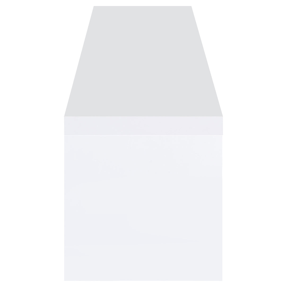 Jude 2 - door 79" TV Stand With Drawers White High Gloss | Coaster | Home Elegance USA