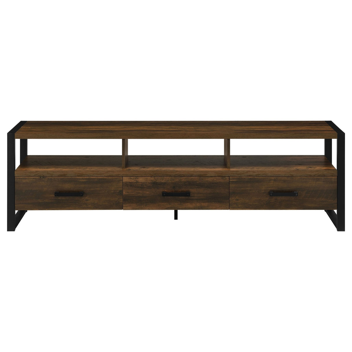 James 3 - drawer Composite Wood 71" TV Stand Dark Pine | Coaster | Home Elegance USA