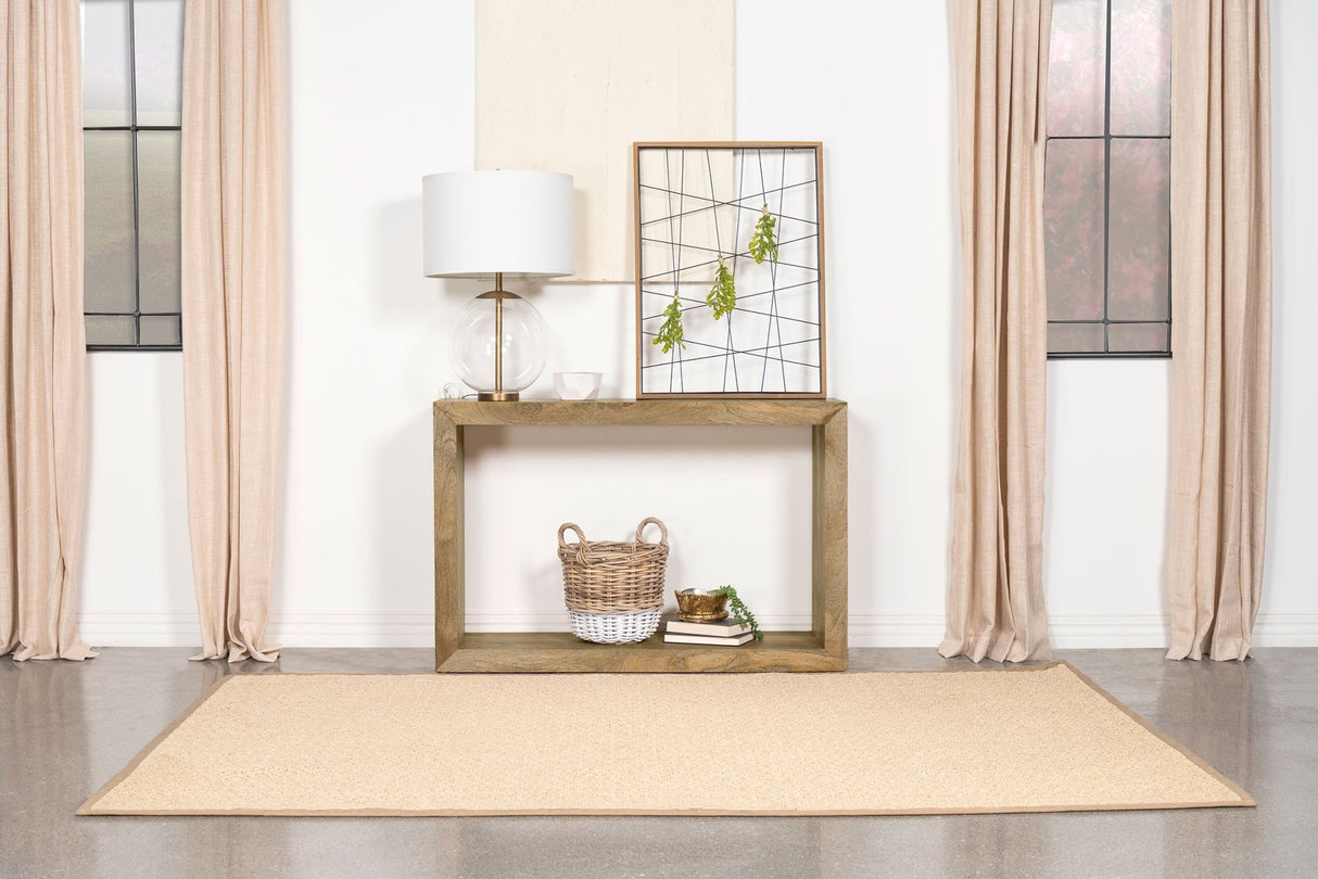 Benton Rectangular Solid Wood Sofa Table Natural | Coaster | Home Elegance USA