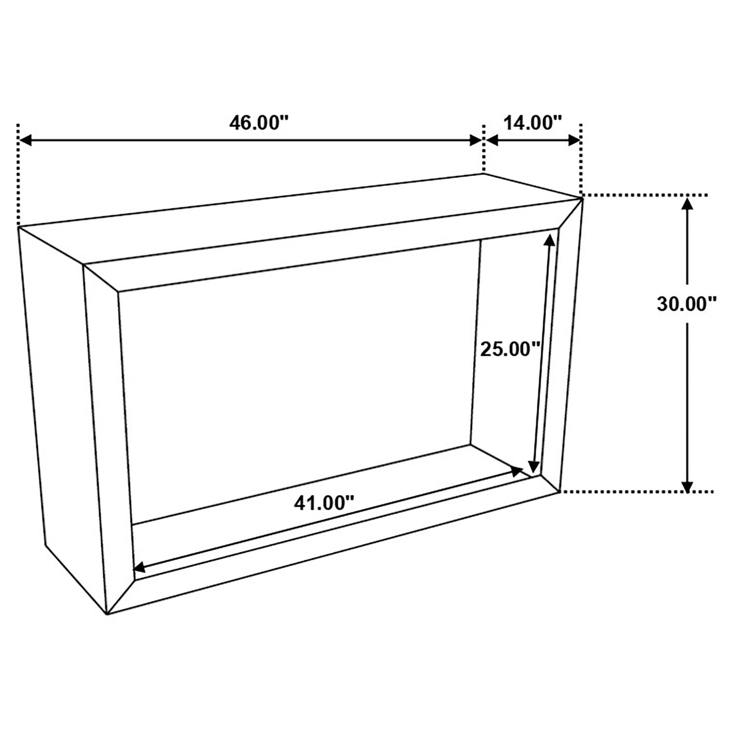 Benton Rectangular Solid Wood Sofa Table Natural | Coaster | Home Elegance USA