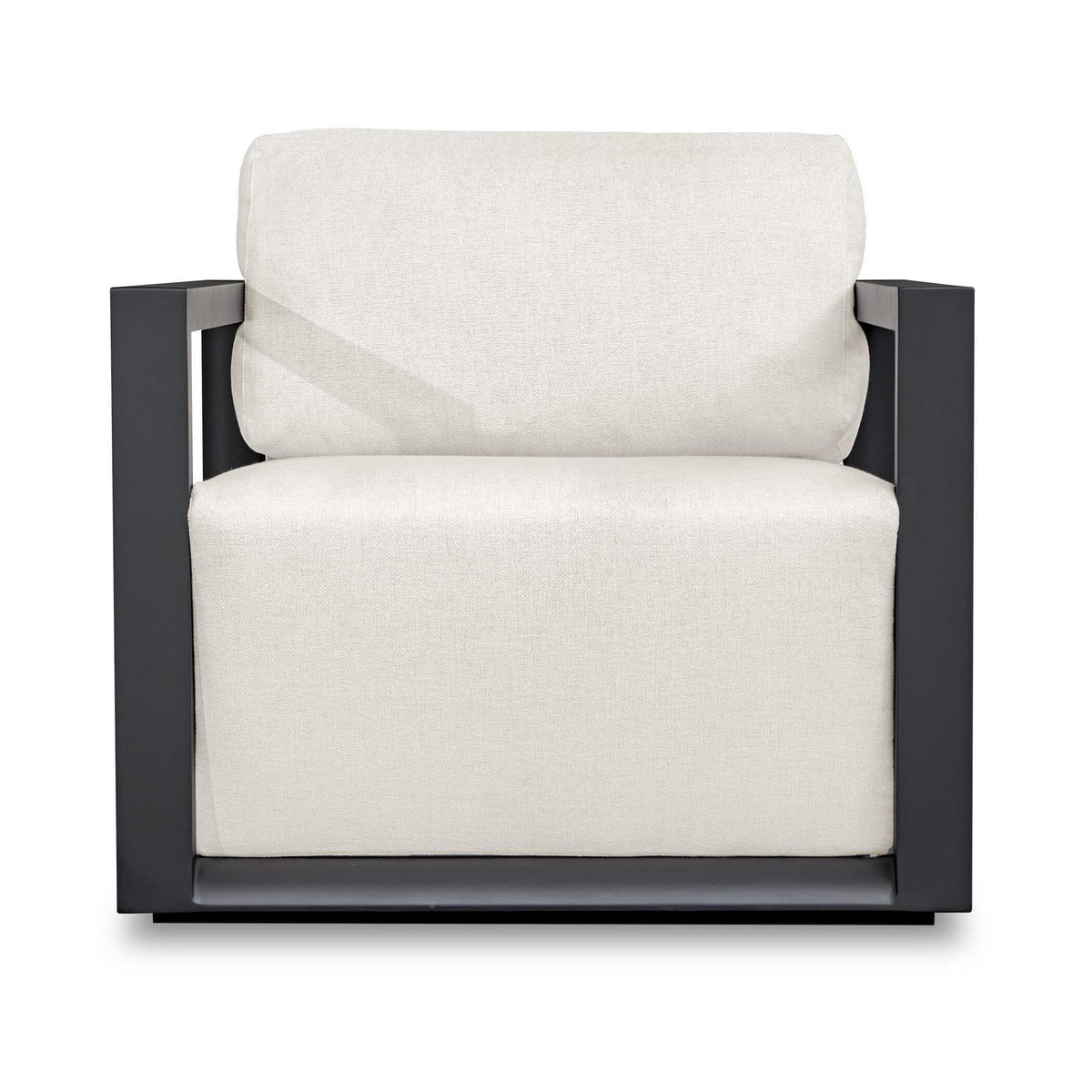 Remsen Outdoor Lounge Chair Black / Oyster - Black / White by Uttermost - View 1