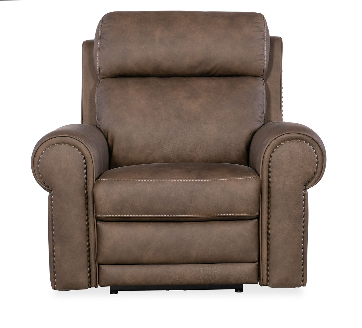 Duncan Power Recliner With Power Headrest & Lumbar - Dark Brown by Hooker Furniture - View 8