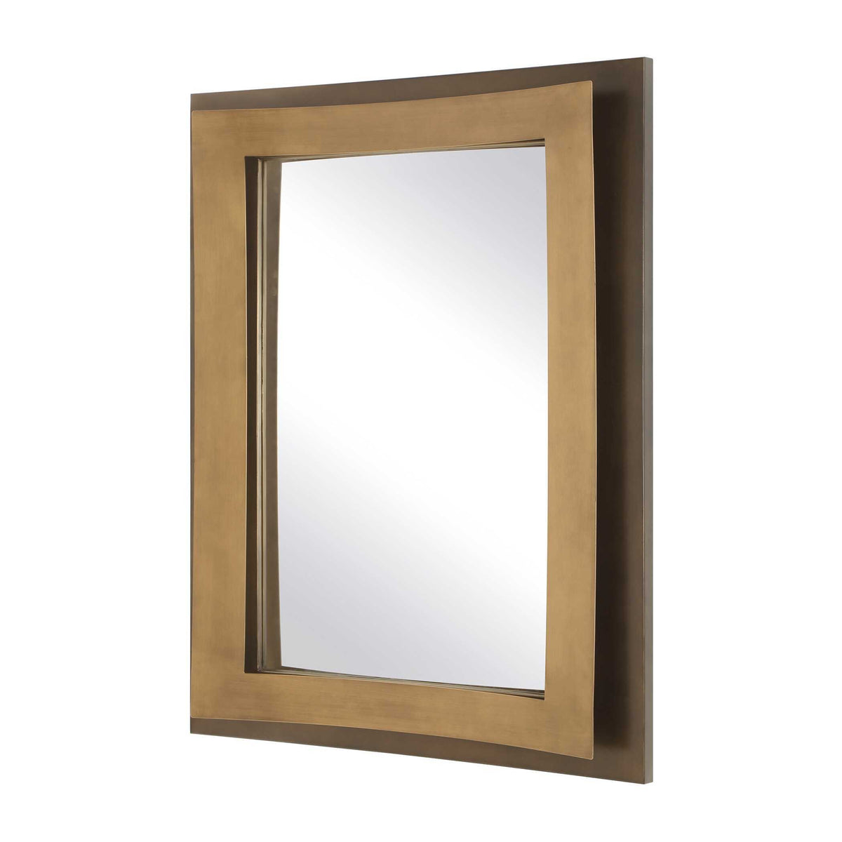 Around The Bend Mirror - Bronze by Uttermost - View 4