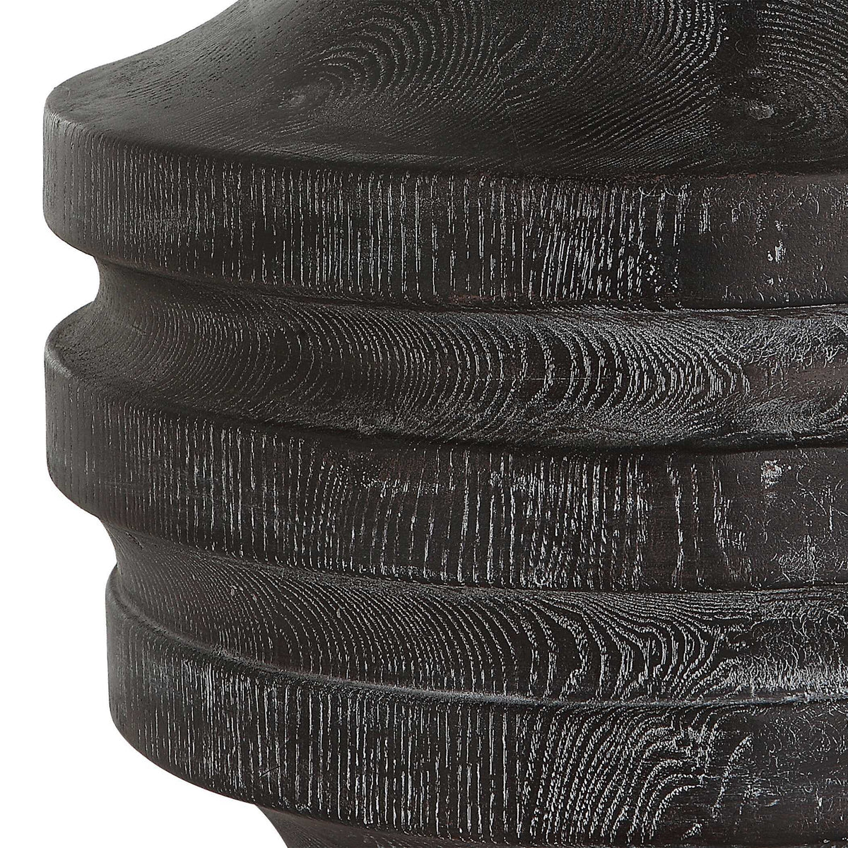 Timber Table Lamp - Dark Gray by Uttermost - View 6