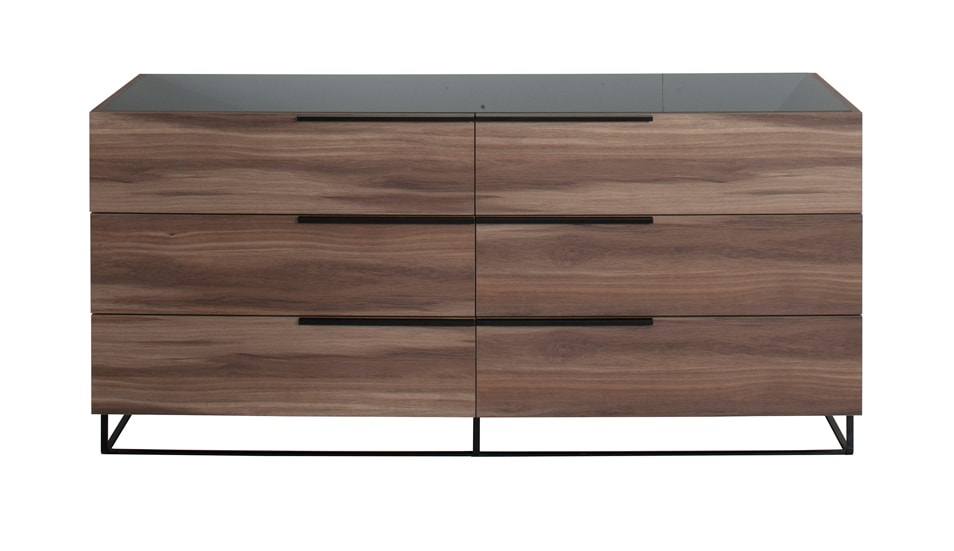 Matteo - Modern Italian Walnut Dresser - View Image 1
