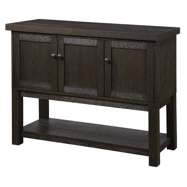 Acme - Haddie Server 72214 Distressed Walnut Finish