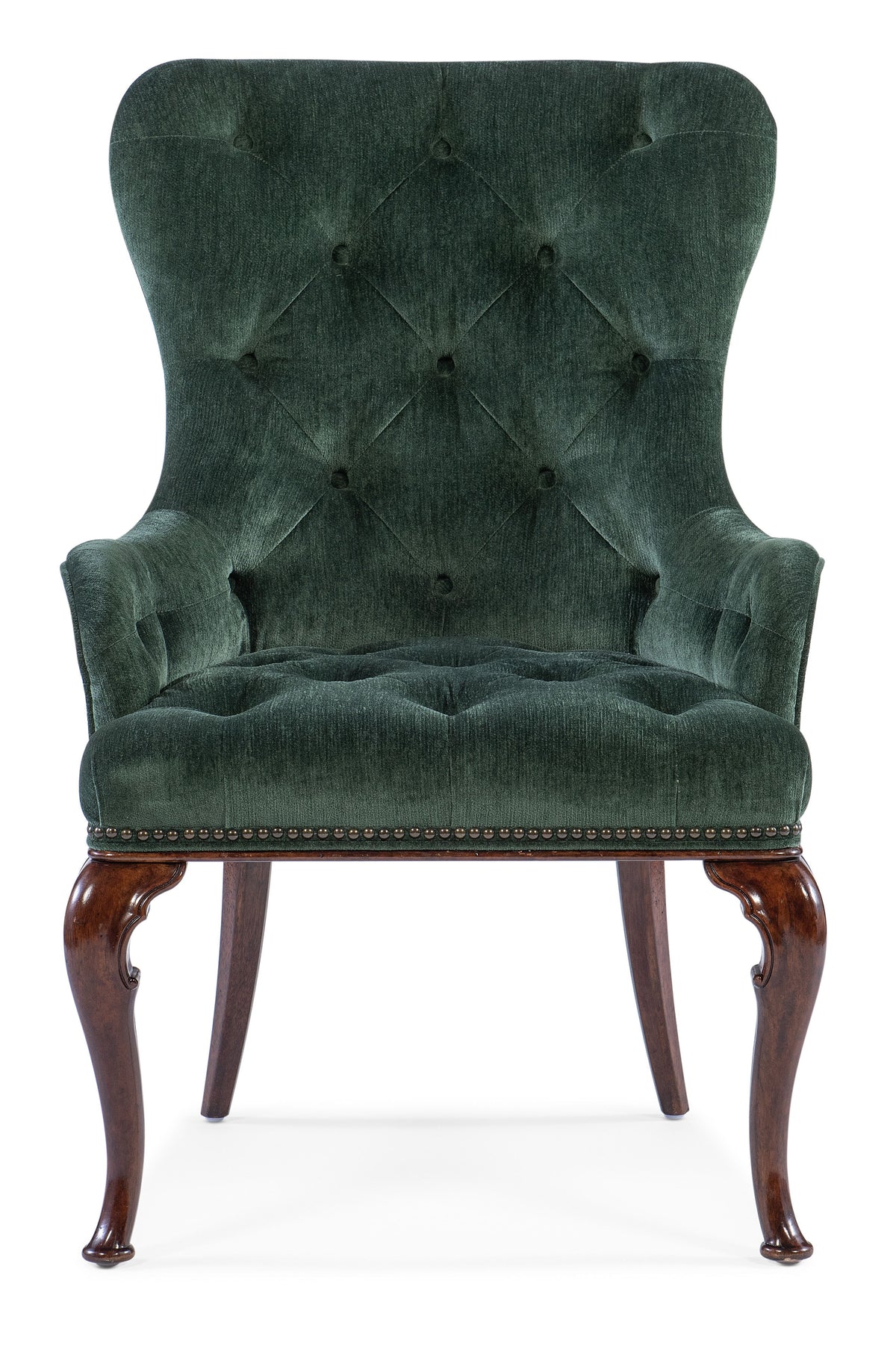 Charleston Host Chair (Set of 2) - Dark Green / Dark Brown by Hooker Furniture - View 10