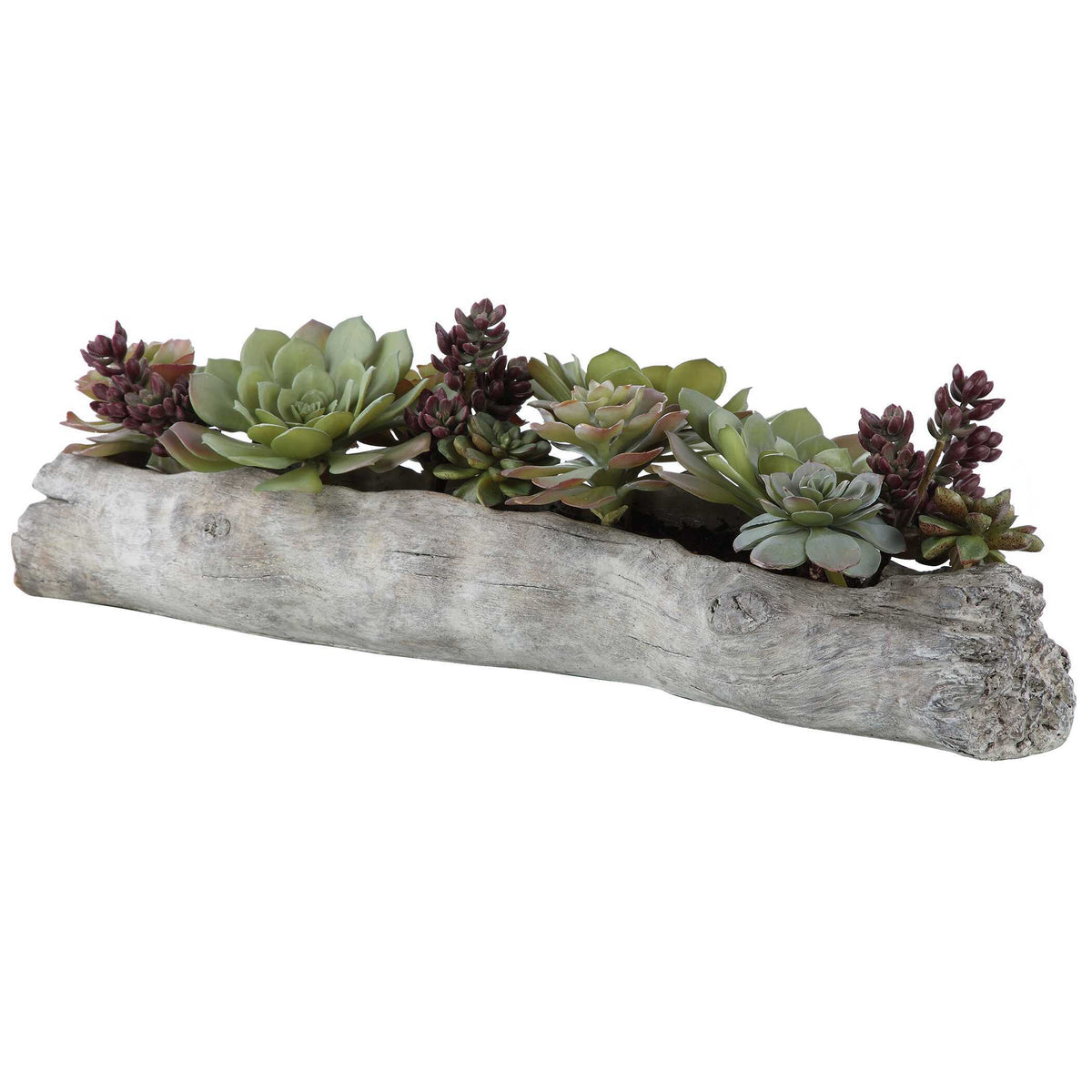 Charita Lush Succulents - Silver / Green by Uttermost - View 3