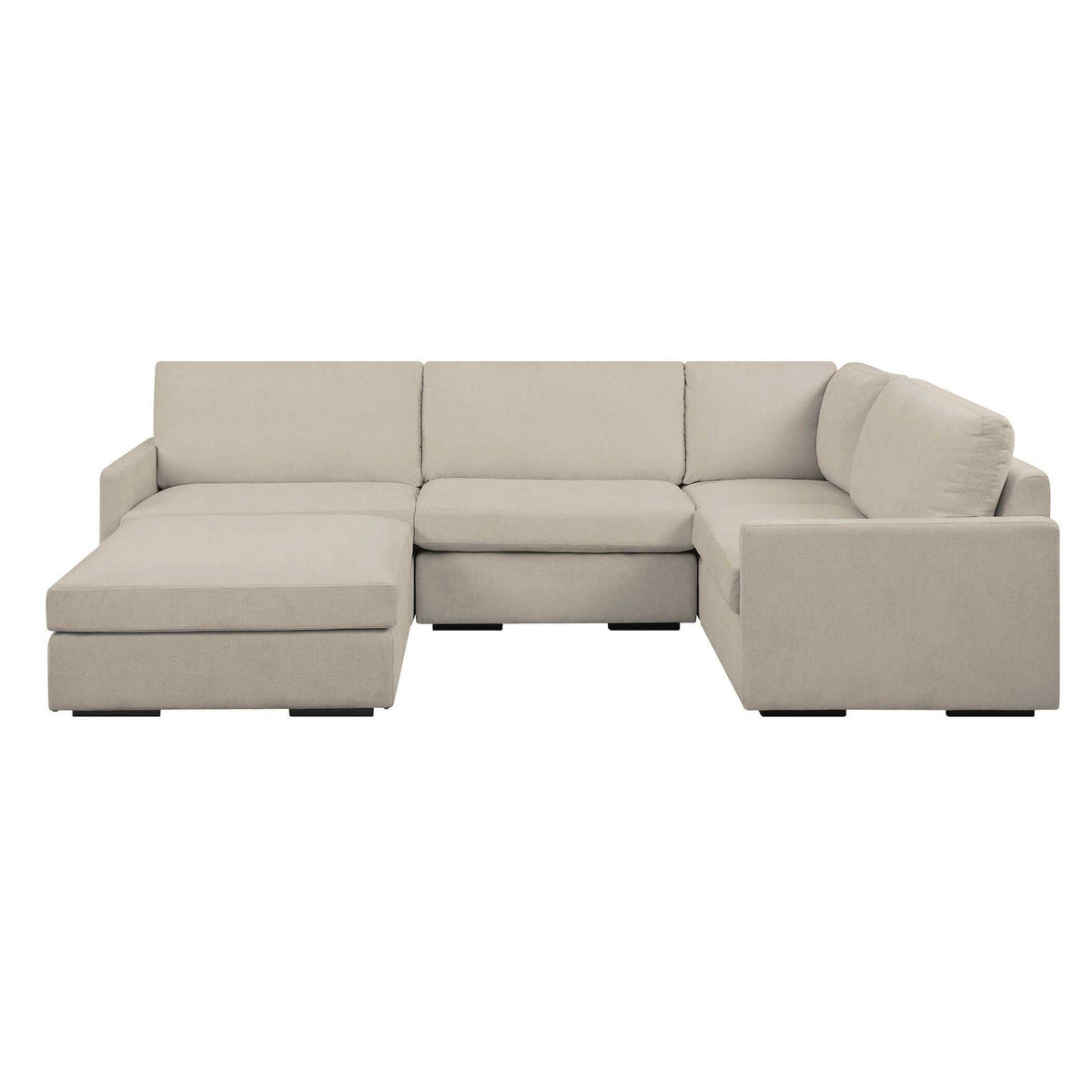Refuge Sand Left Arm Facing Sofa - Beige by Uttermost - View 10