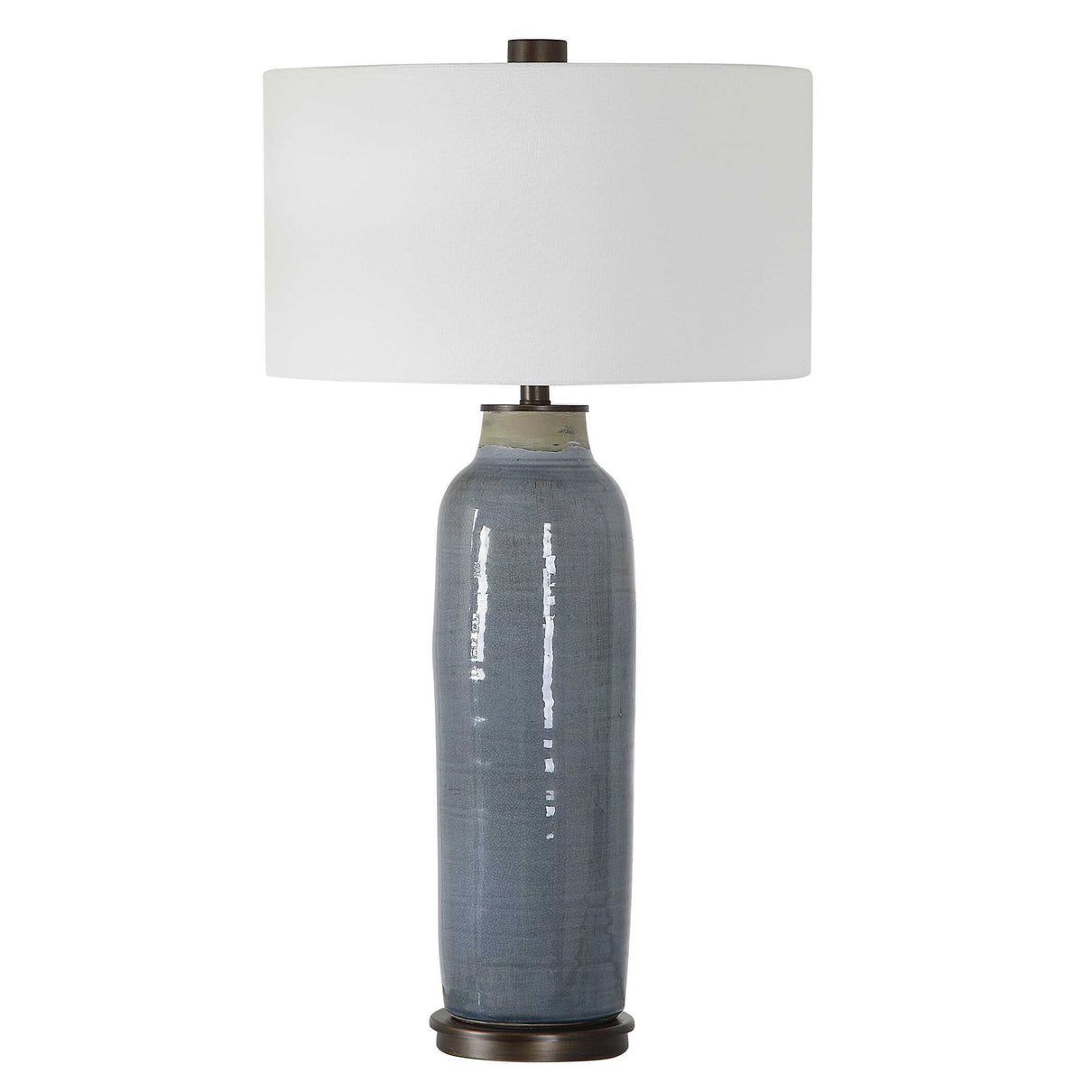 Vicente Slate Table Lamp - Blue / White by Uttermost - View 5