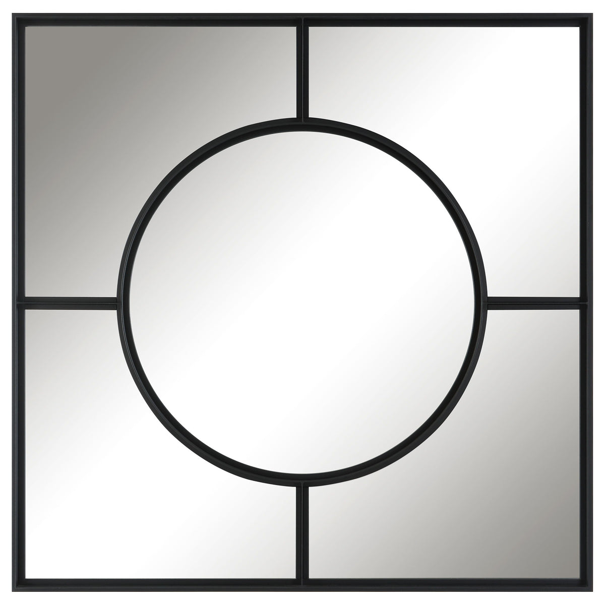 Spurgeon Square Window Mirror - Black by Uttermost - View 1