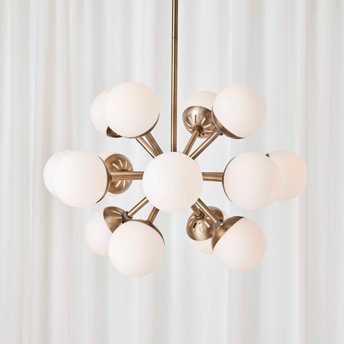 Droplet 16 Light Sputnik Chandelier - Yellow by Uttermost - View 3