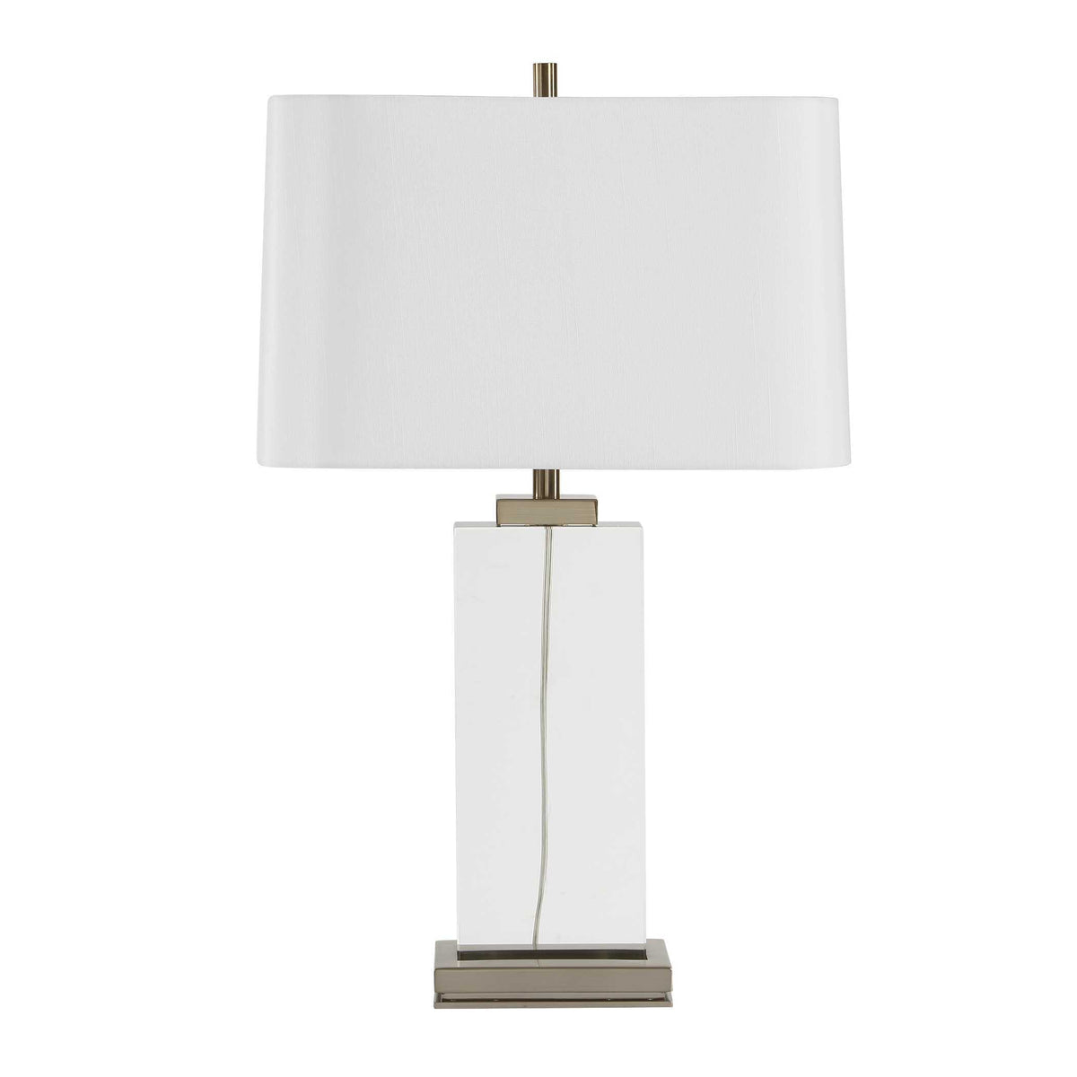 Genevieve Crystal Table Lamp Brass / Gold - Silver by Uttermost - View 8