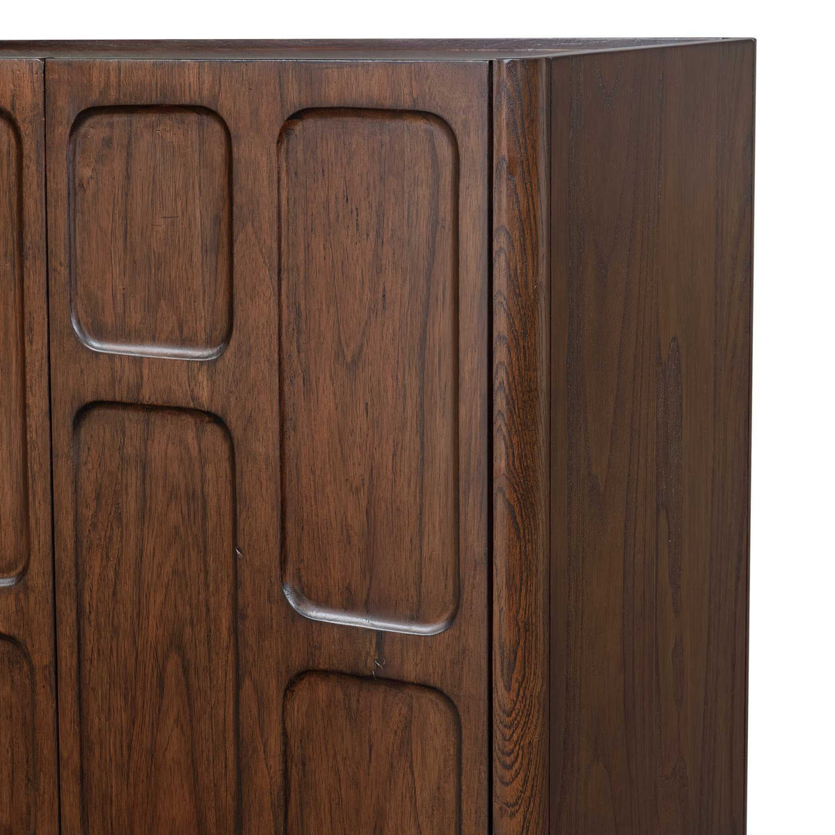 On The Block 2 Door Cabinet Walnut - Dark Brown by Uttermost - View 7